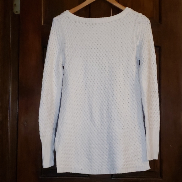 NWOT Athleta White Cypress Sweater - Picture 6 of 9